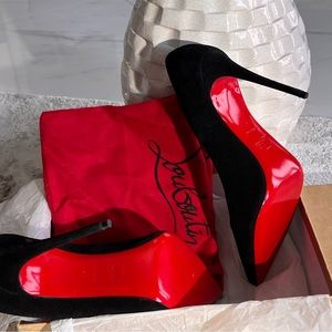 Black Christian Louboutin Kate Heels New